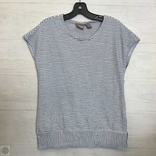 Top Short Sleeve By Chicos In White, Size: M