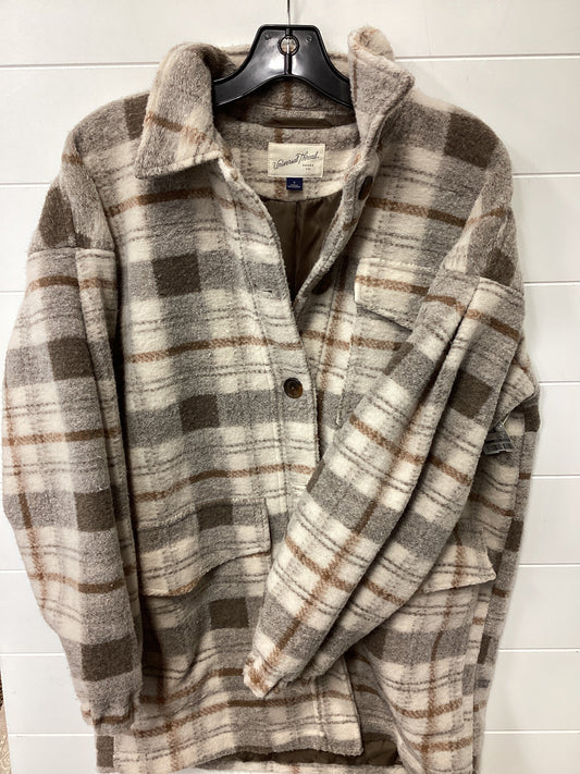 Jacket Fleece By Universal Thread In Brown, Size:S