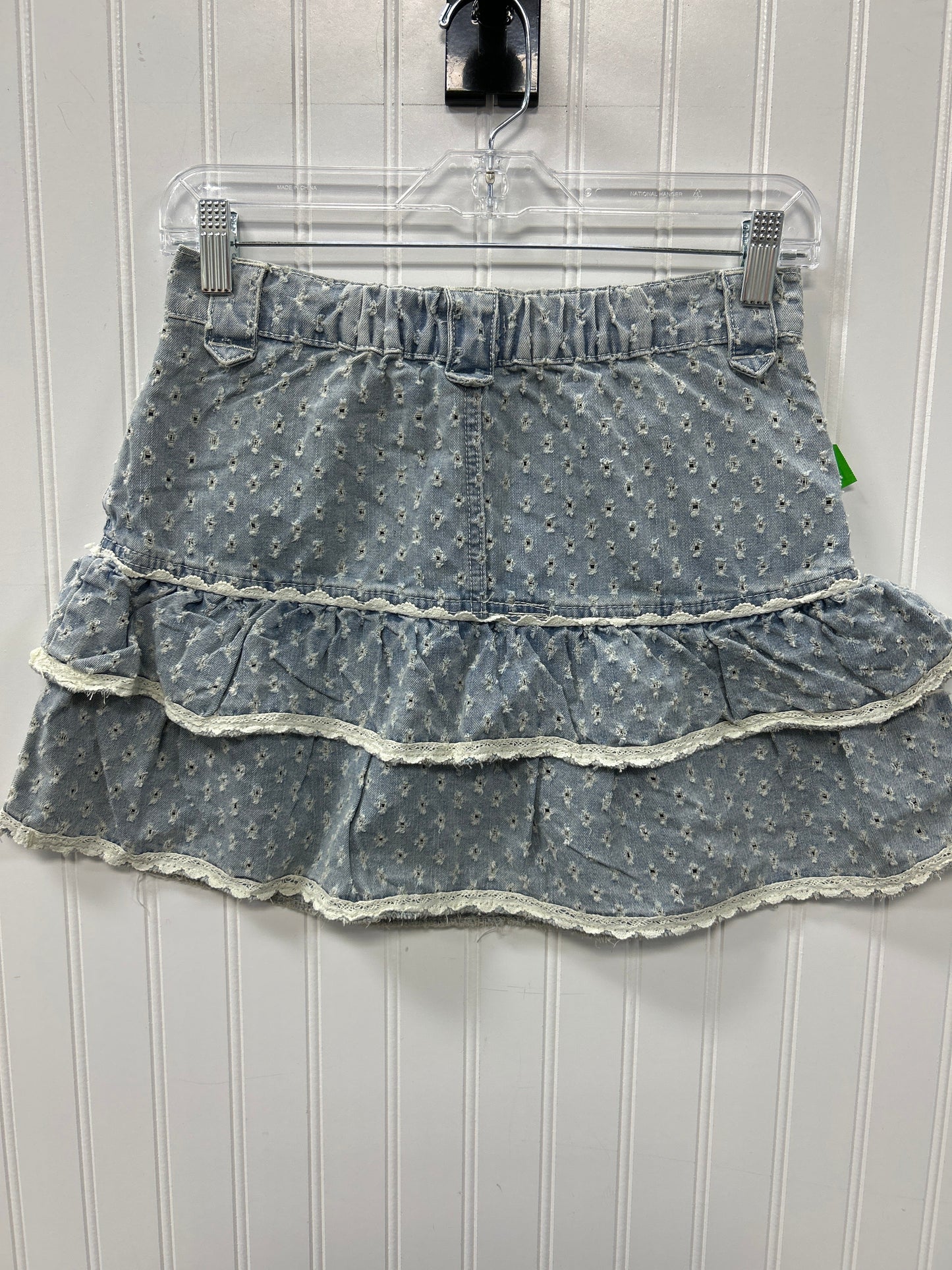 Skirt Set 2Pc By Pol In Blue Denim, Size:S