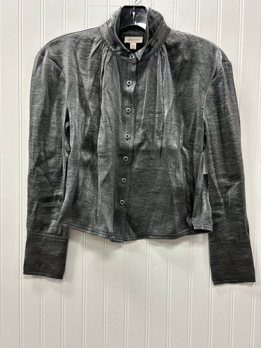 Blouse Ls By Pilcro In Grey, Size:Xxsp