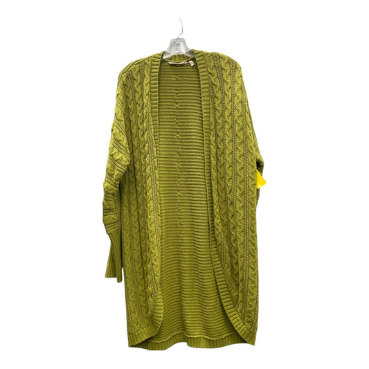 Sweater Cardigan By Soft Surroundings In Green, Size:Xl