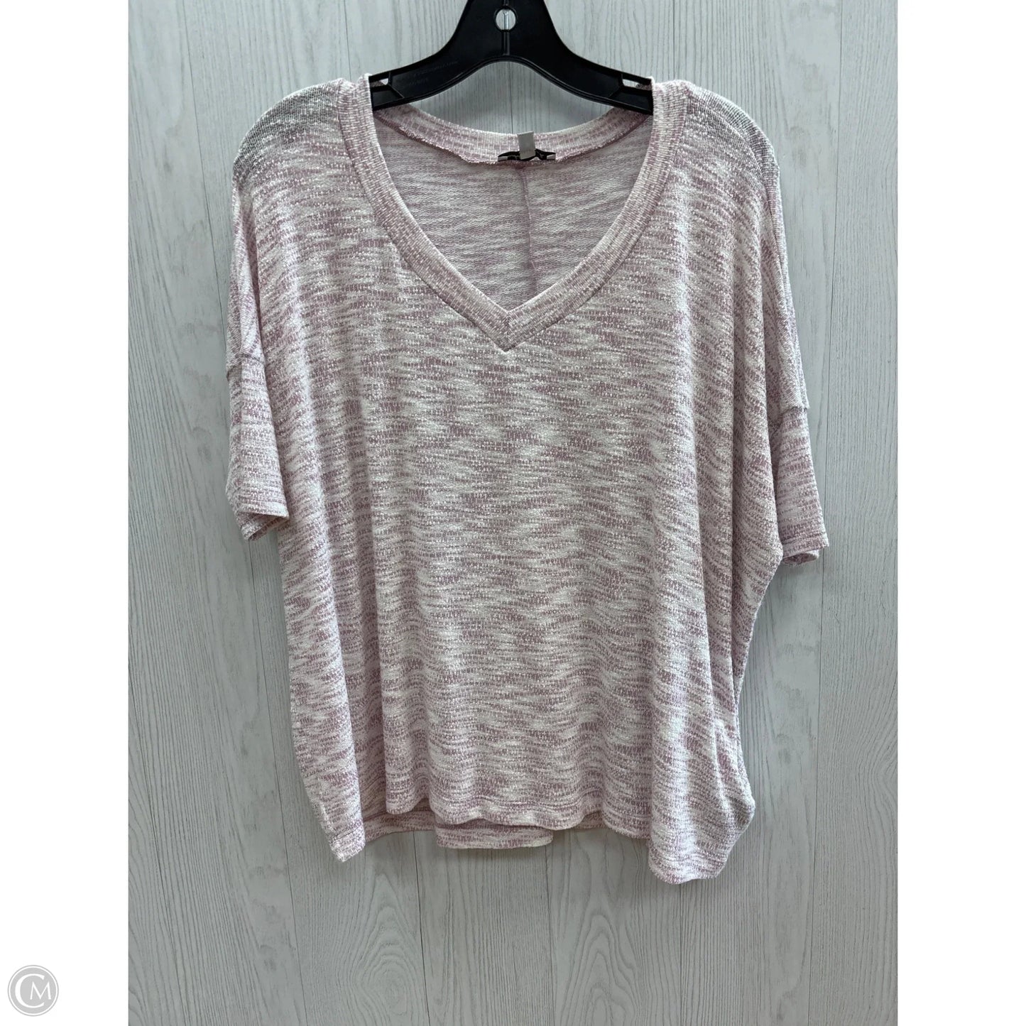Top Short Sleeve By White Birch In Pink, Size: S