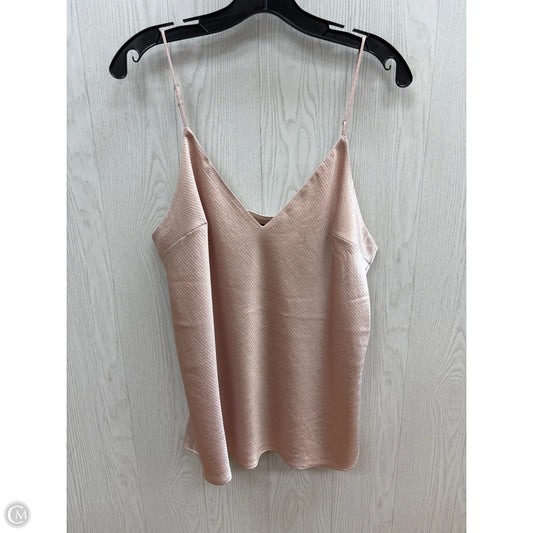 Top Sleeveless By Express In Pink, Size: L