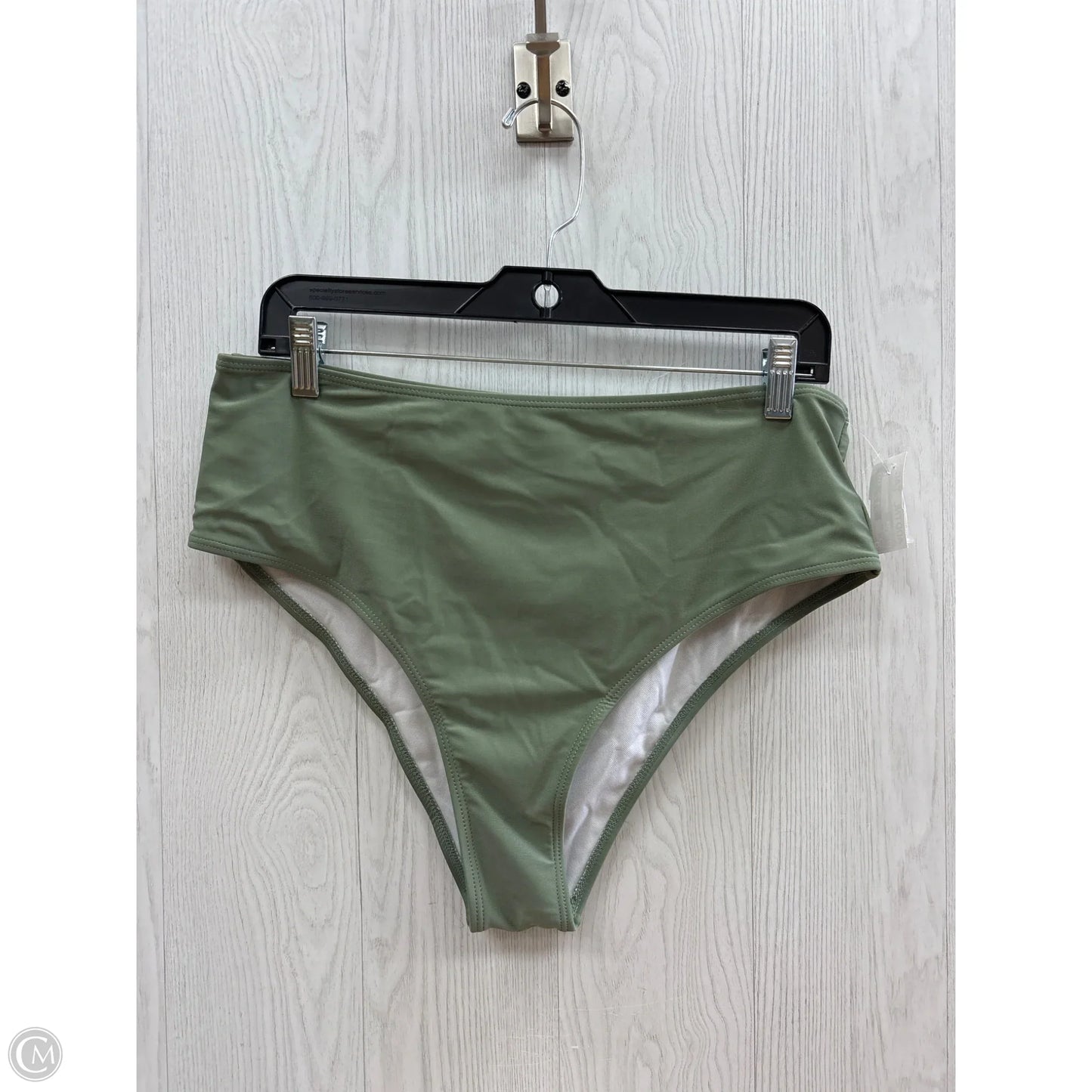 Swimsuit 2pc By Shein In Black & White, Size: 1x