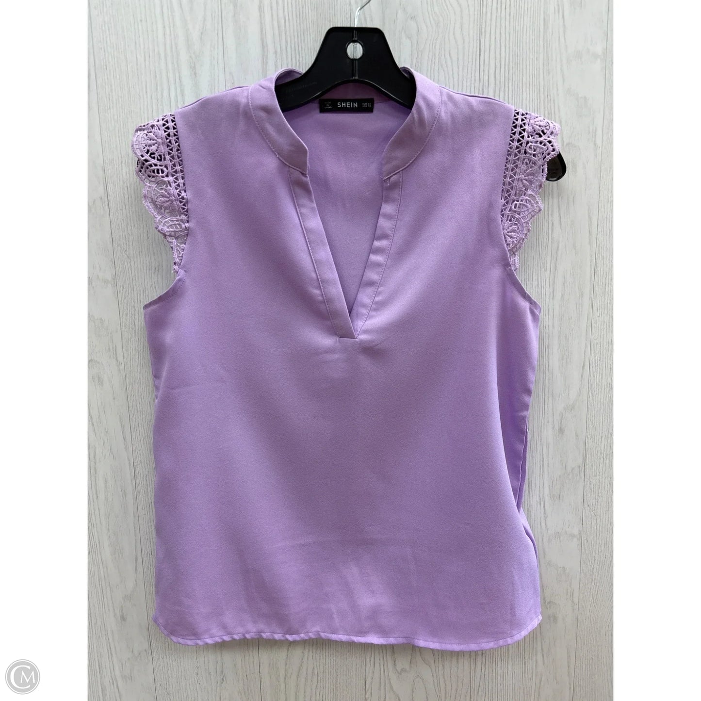 Top Sleeveless By Shein In Purple, Size: Xs