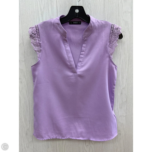Top Sleeveless By Shein In Purple, Size: Xs
