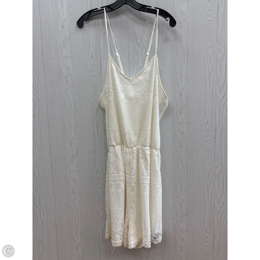 Romper By Bobbie Brooks In Cream, Size: 1x