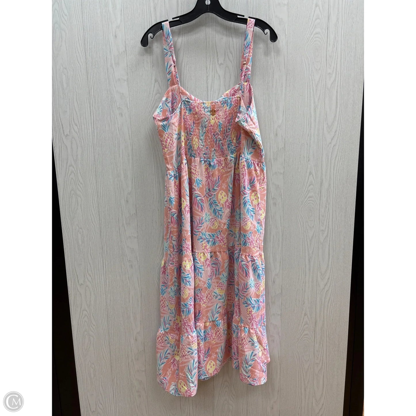 Dress Casual Midi By Simply Southern In Multi-colored, Size: L