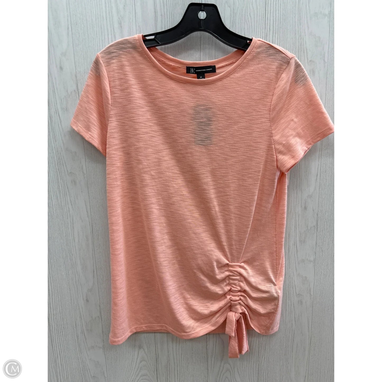 Top Short Sleeve By Inc In Pink, Size: M