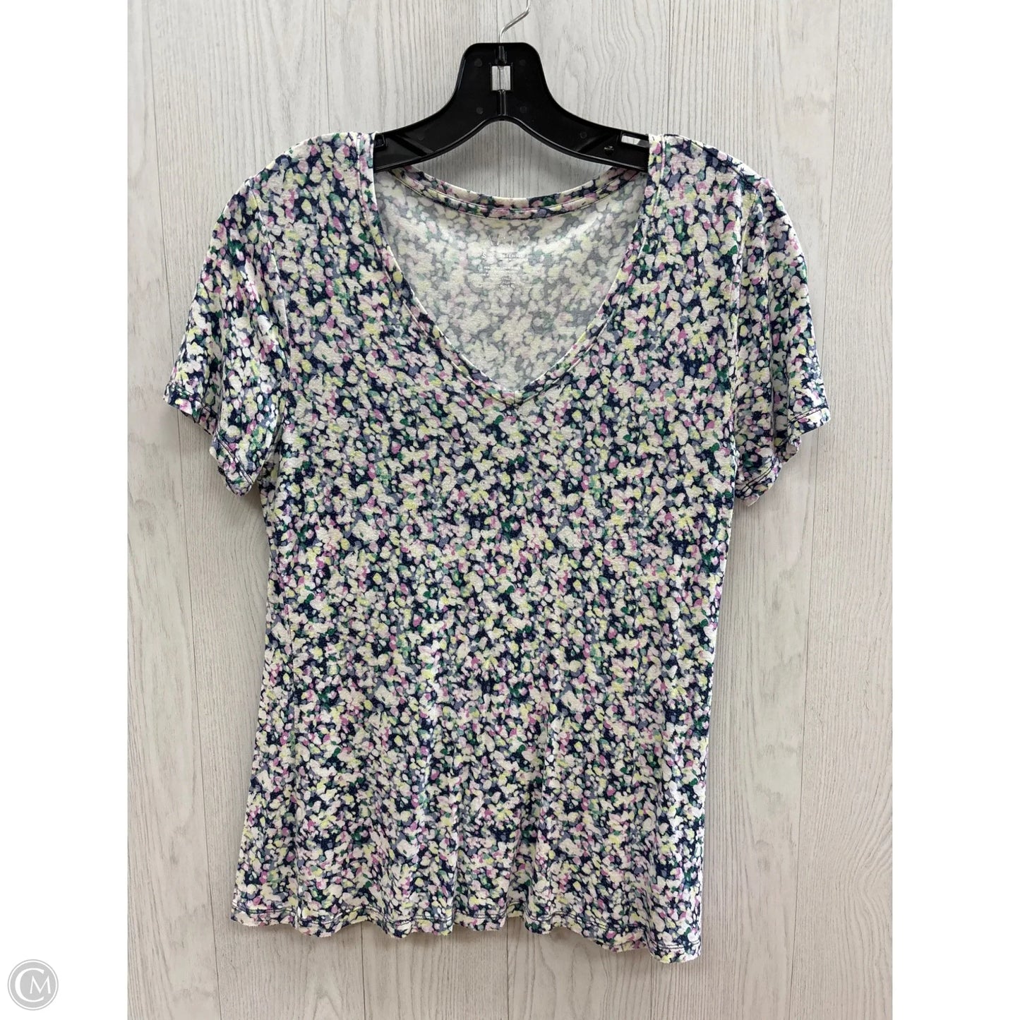 Top Short Sleeve By Apt 9 In Multi-colored, Size: S