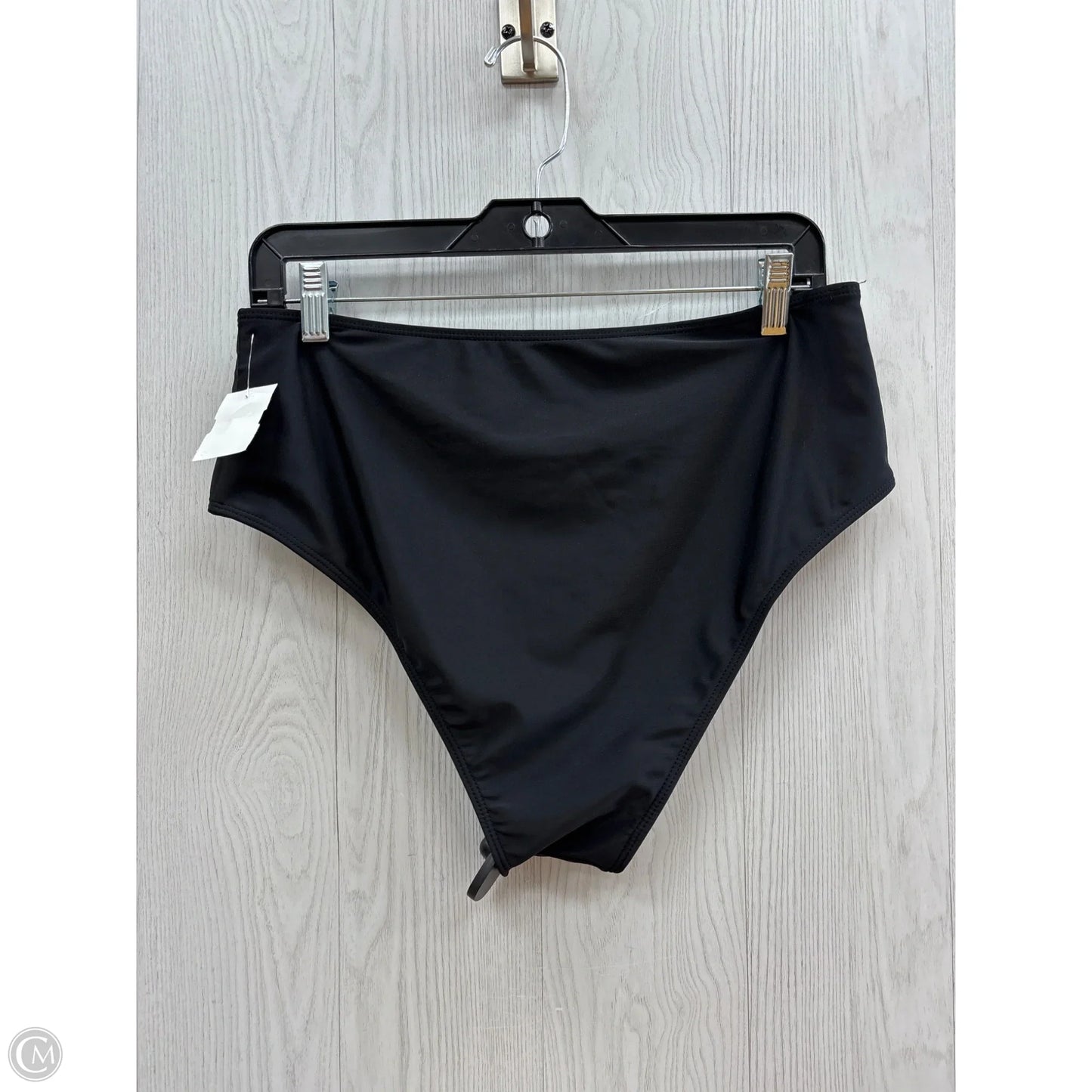 Swimsuit Bottom By Clothes Mentor In Black, Size: 1x