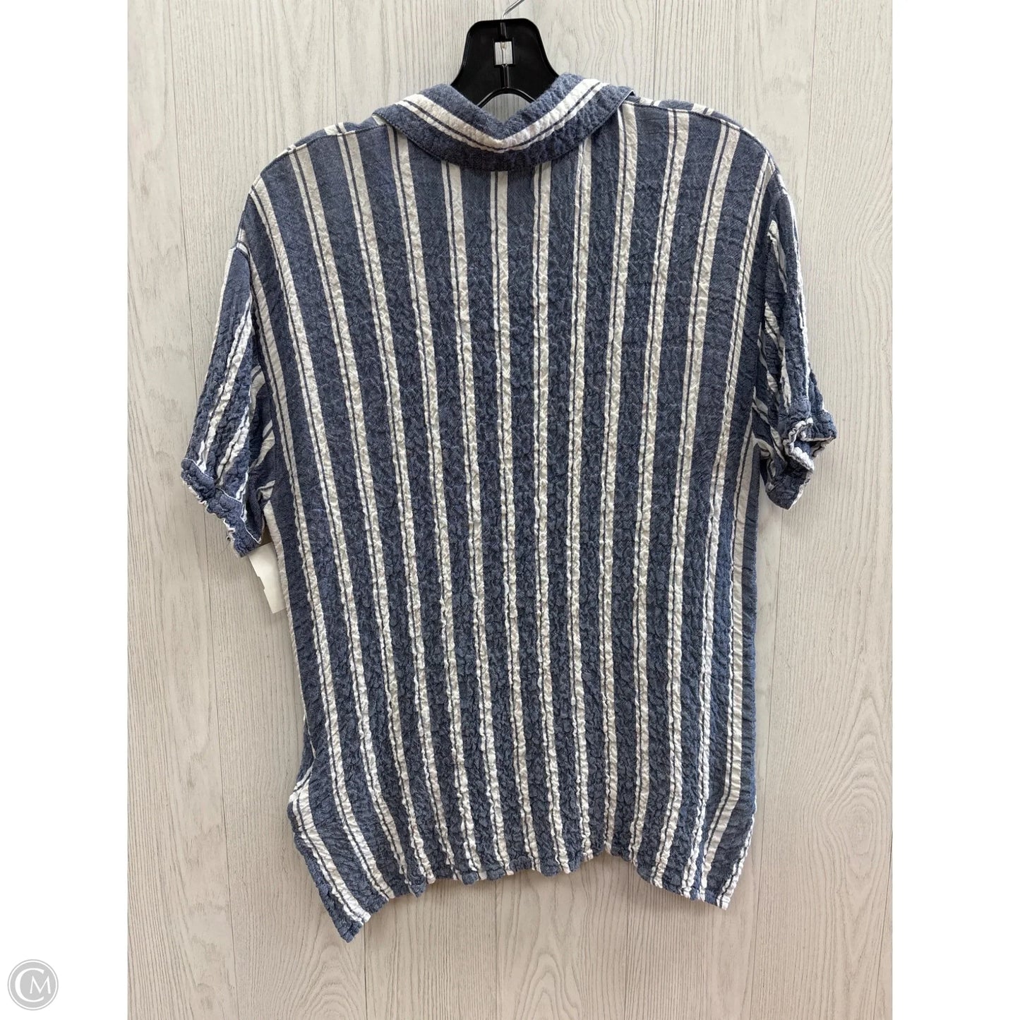 Top Short Sleeve By Jane And Delancey In Striped Pattern, Size: S