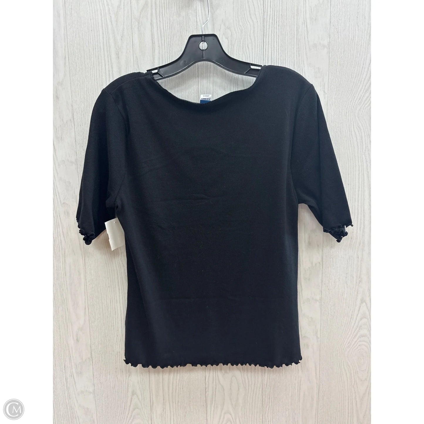 Top Short Sleeve By Old Navy In Black, Size: Xl