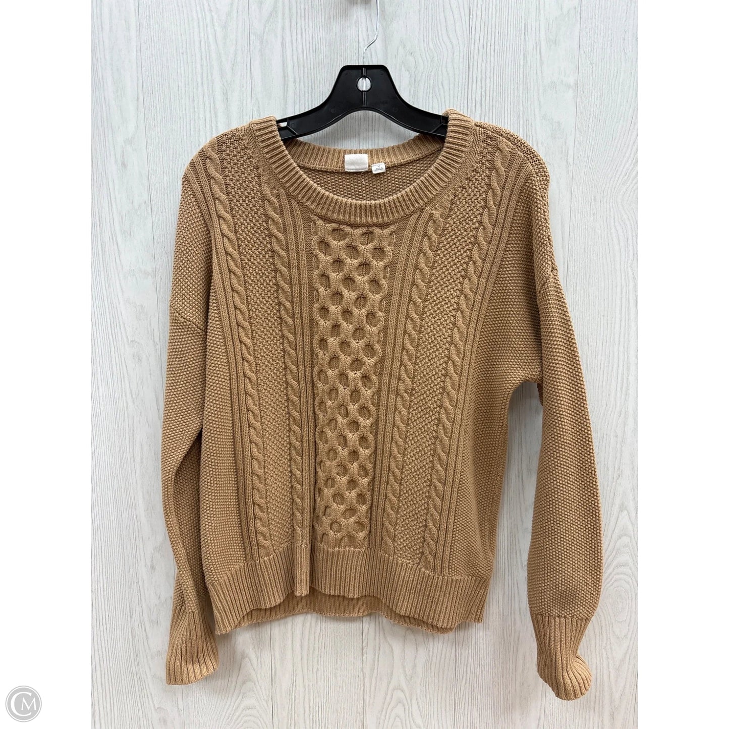 Sweater By Gap In Tan, Size: M