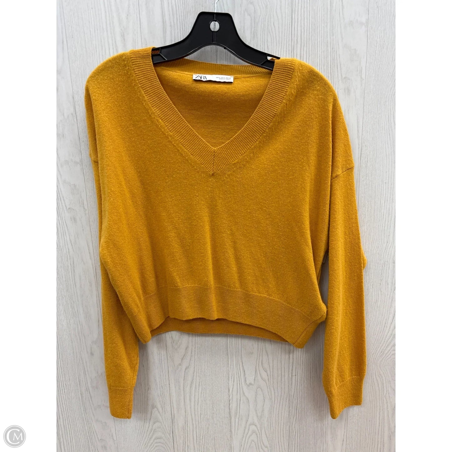 Sweater By Zara In Yellow, Size: S
