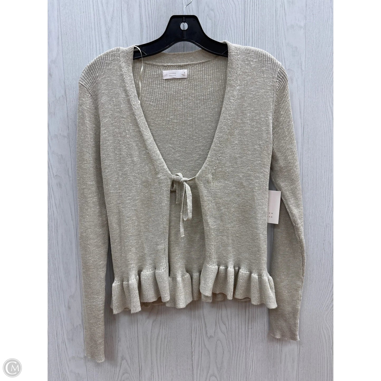 Cardigan By Lc Lauren Conrad In Tan, Size: S