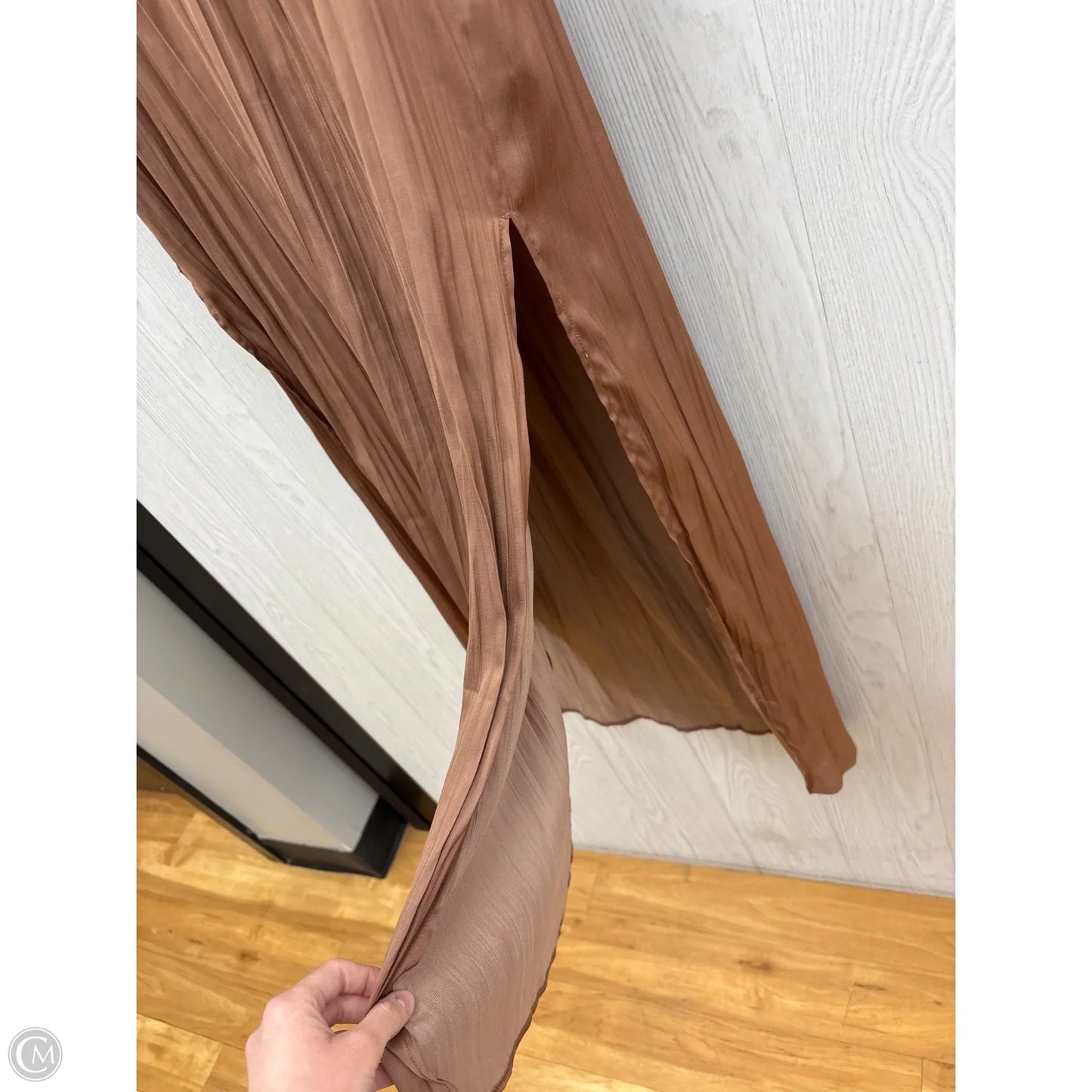 Dress Casual Maxi By Anthropologie In Bronze, Size: M