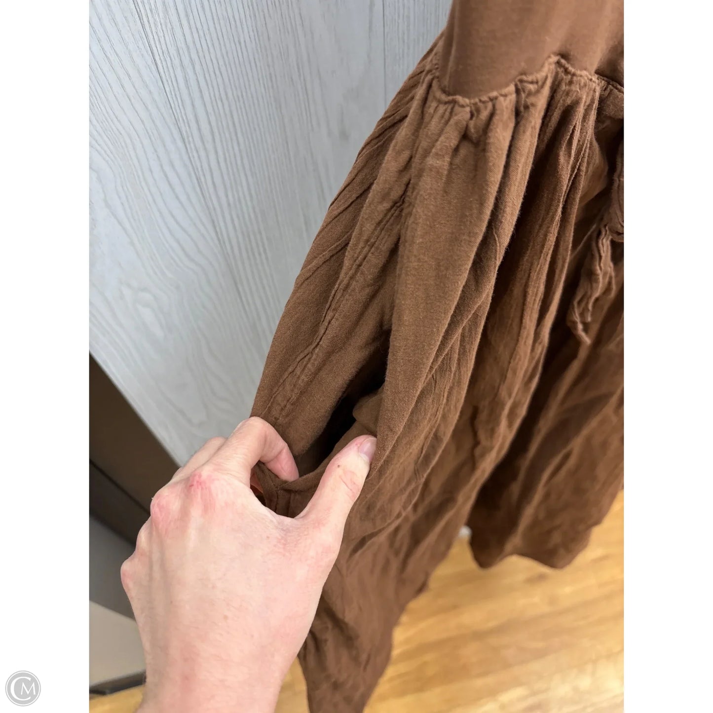 Dress Casual Maxi By Aerie In Brown, Size: Xxl