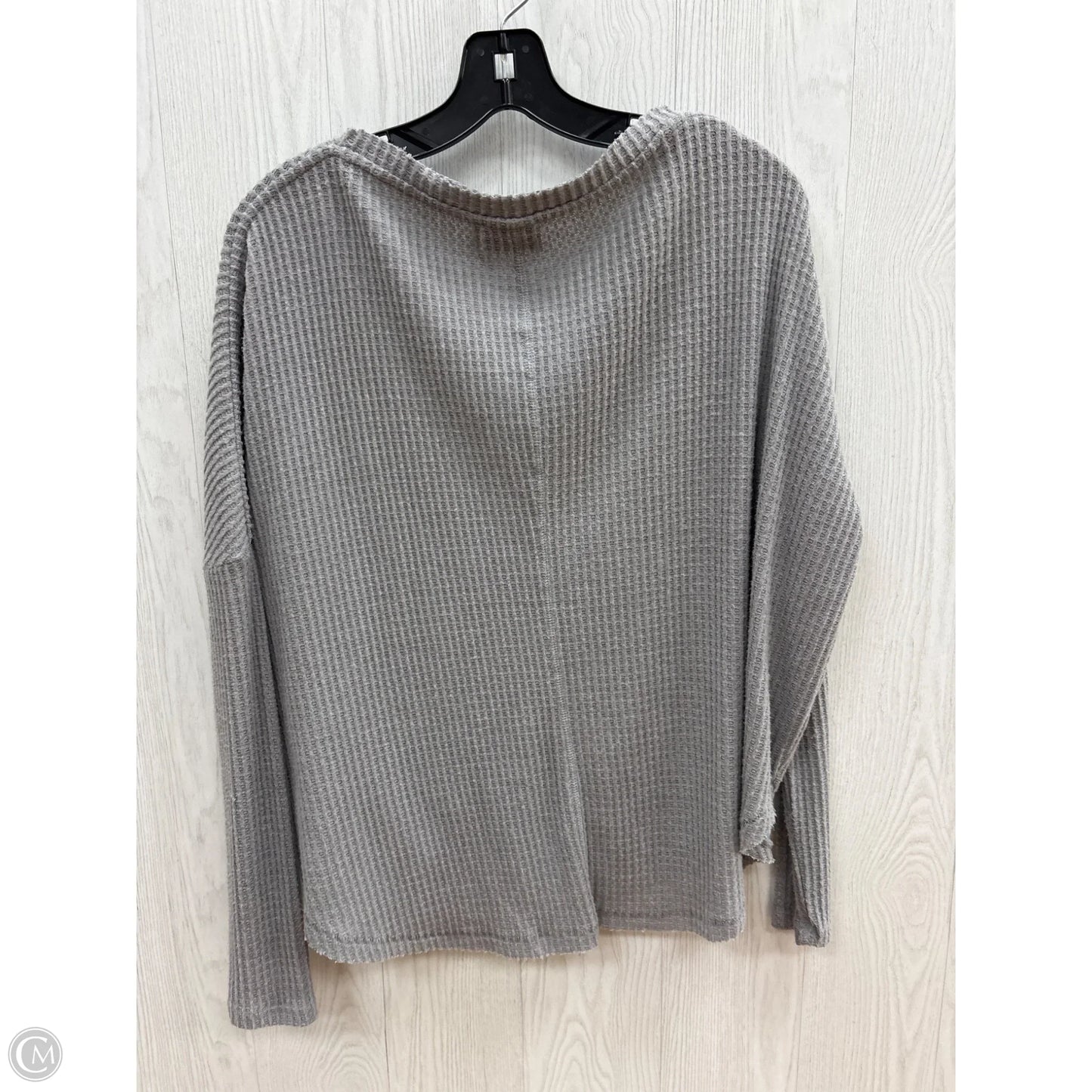 Top Long Sleeve By Clothes Mentor In Grey, Size: Xs