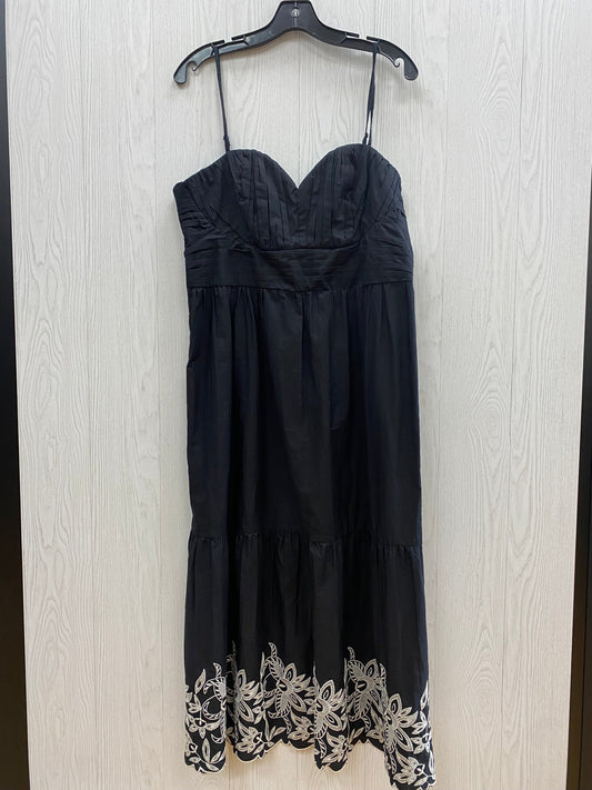 Black Dress Casual Maxi Express, Size L