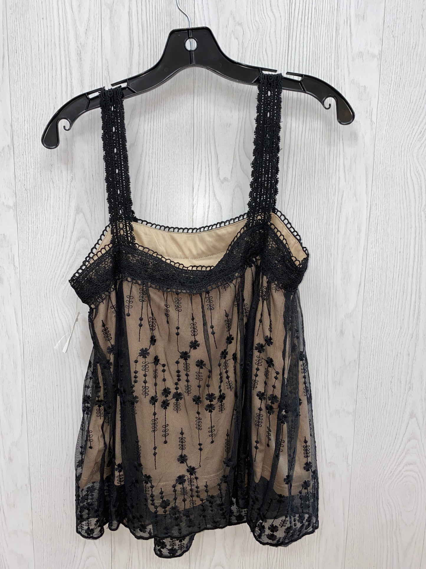 Black Top Sleeveless Andree By Unit, Size M