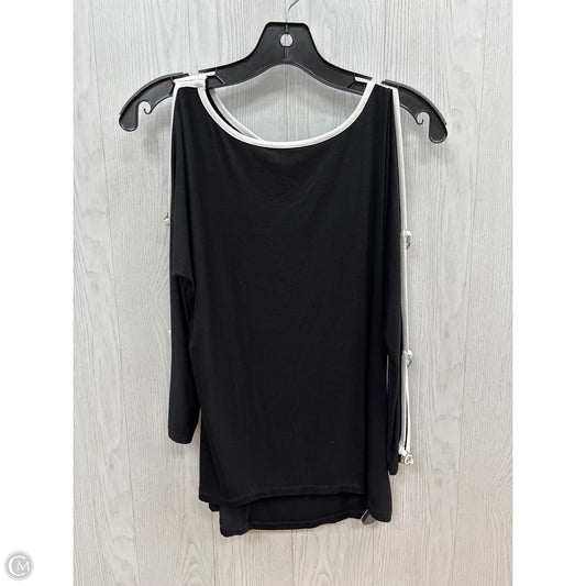 Top Long Sleeve By Cable And Gauge In Black, Size: Xs