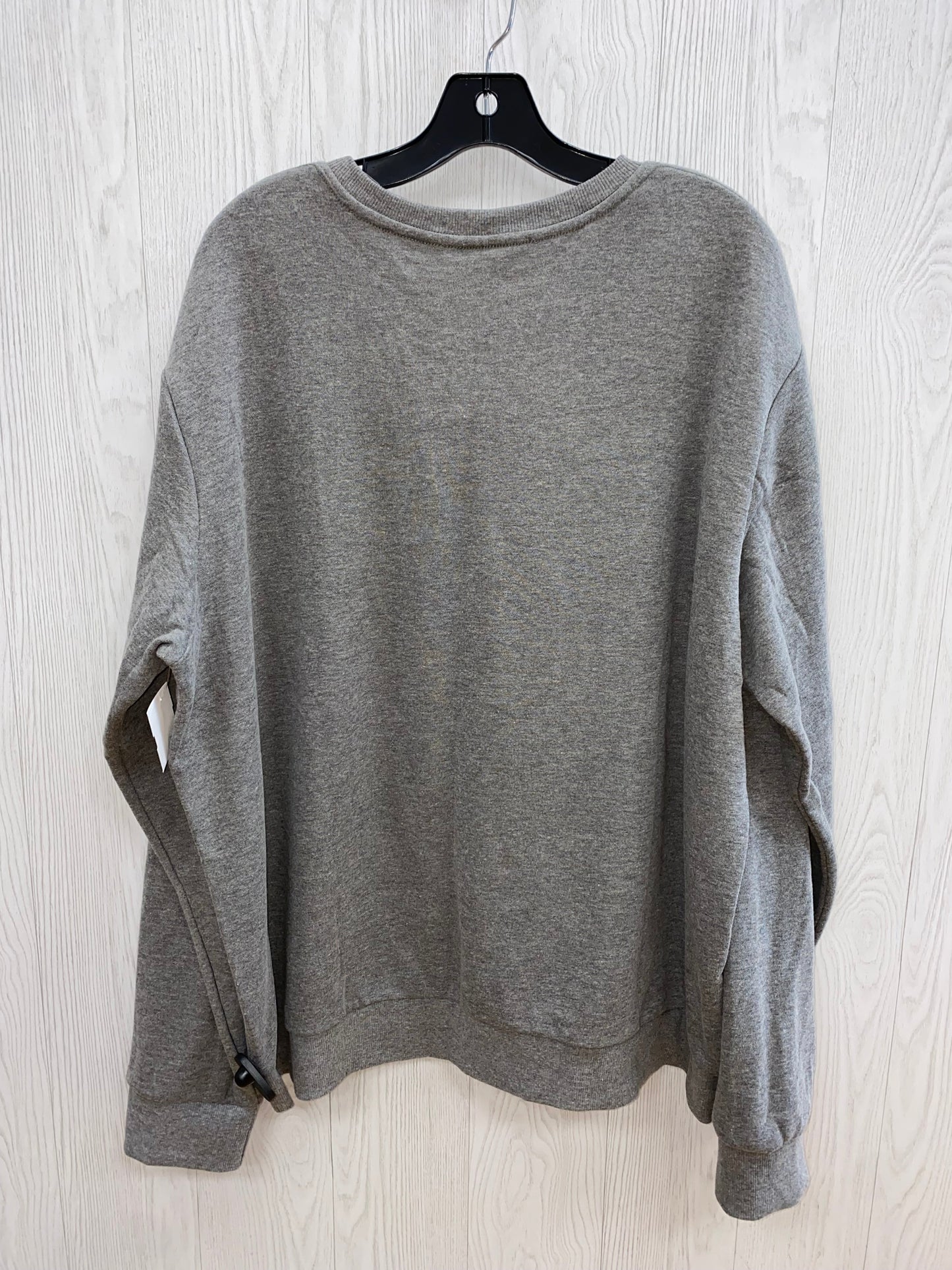 Grey Sweatshirt Crewneck Clothes Mentor, Size Xxl