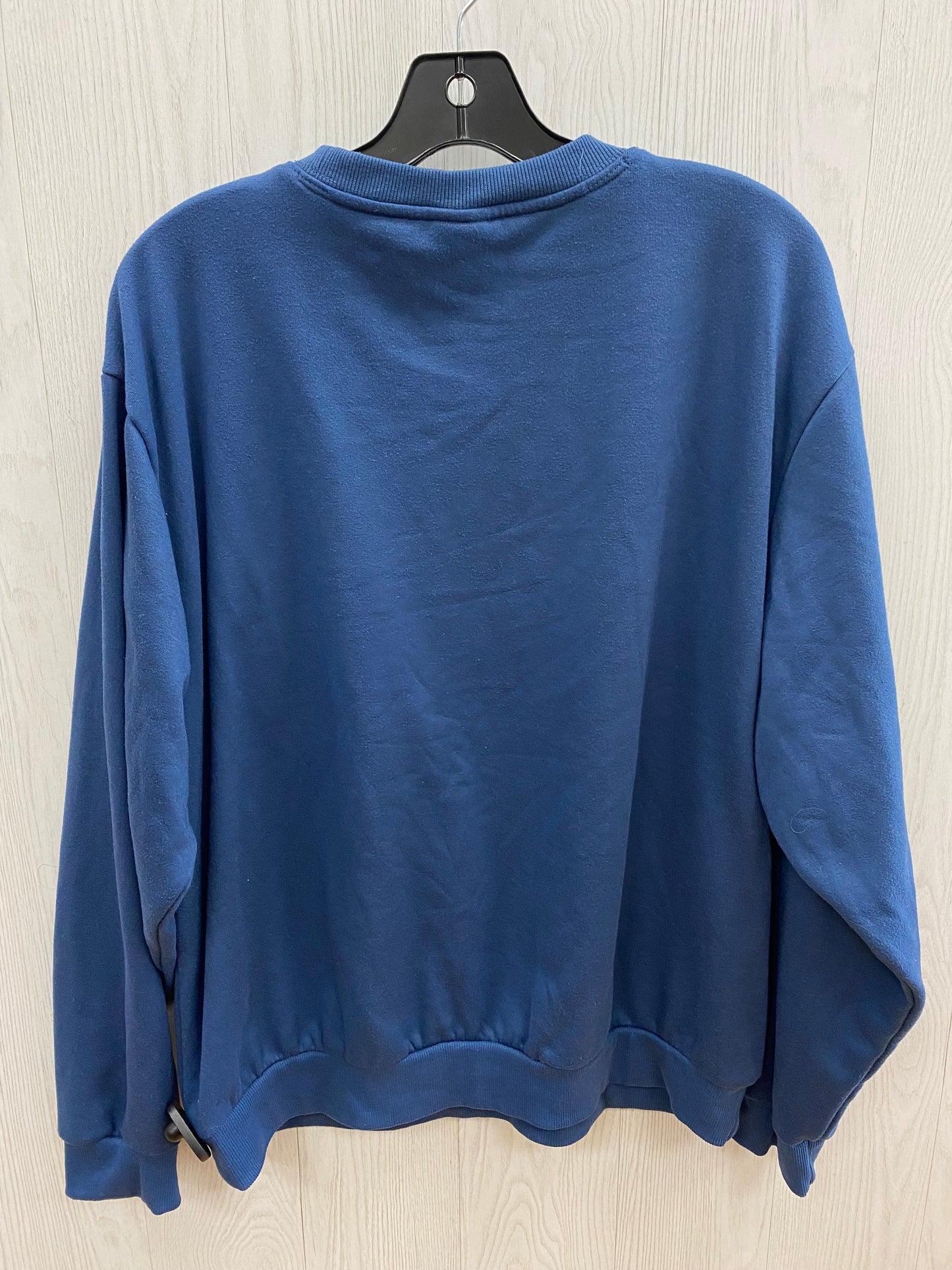 Blue Sweatshirt Crewneck Clothes Mentor, Size Xl