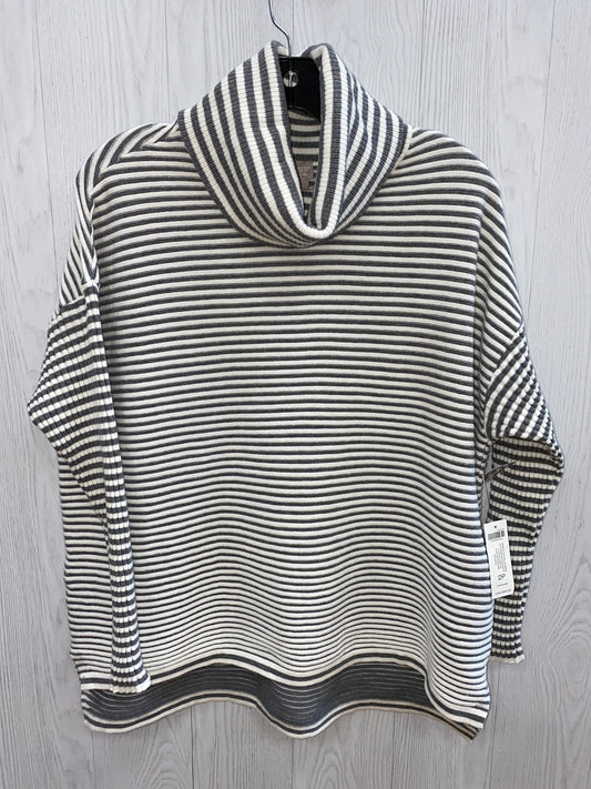 Top Long Sleeve By Chicos In Striped Pattern, Size: L