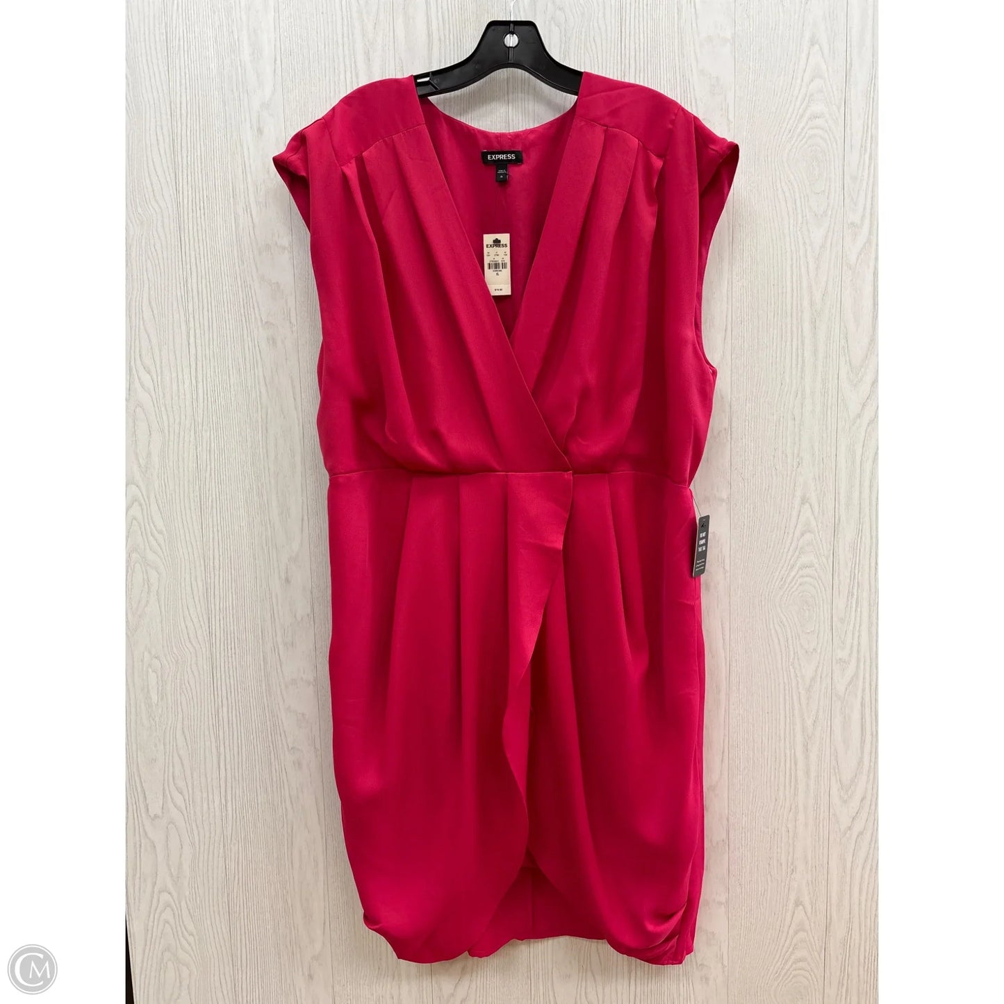 Dress Casual Short By Express In Pink, Size: Xl