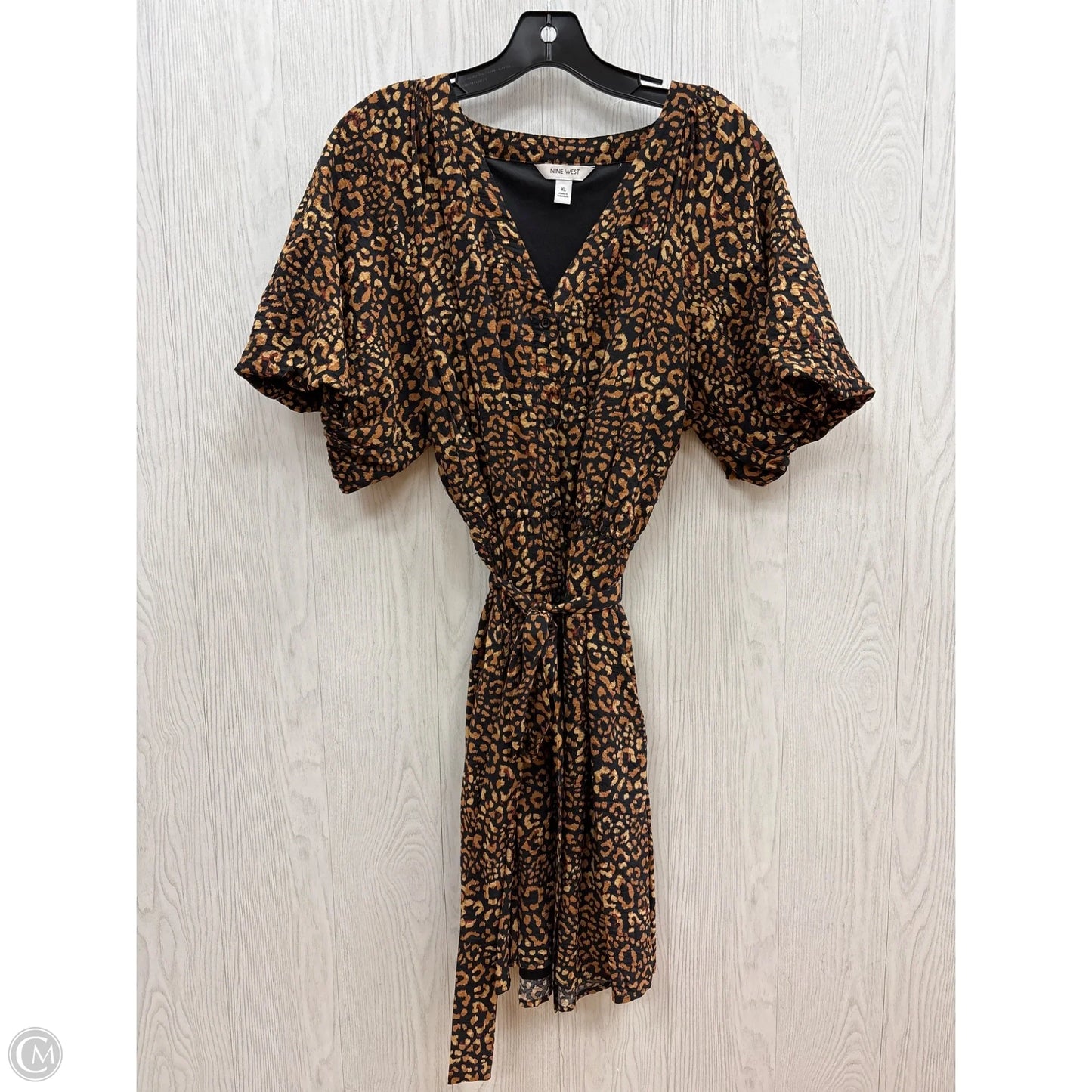 Dress Casual Short By Nine West In Black & Brown, Size: Xl
