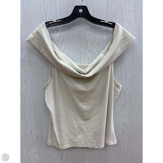 Top Sleeveless By Old Navy In Tan, Size: Xxl