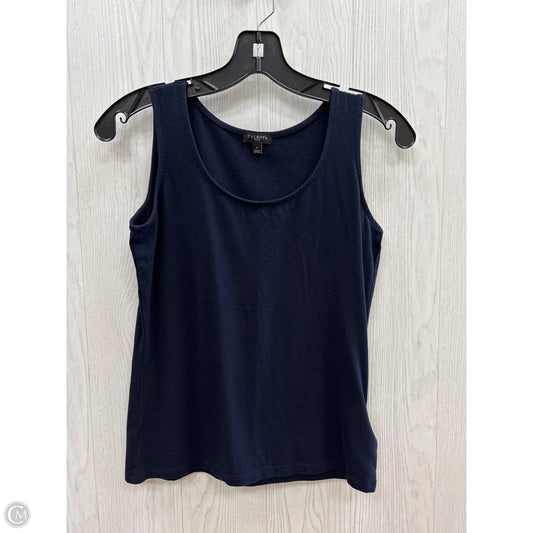 Top Sleeveless Basic By Talbots In Navy, Size: Xs