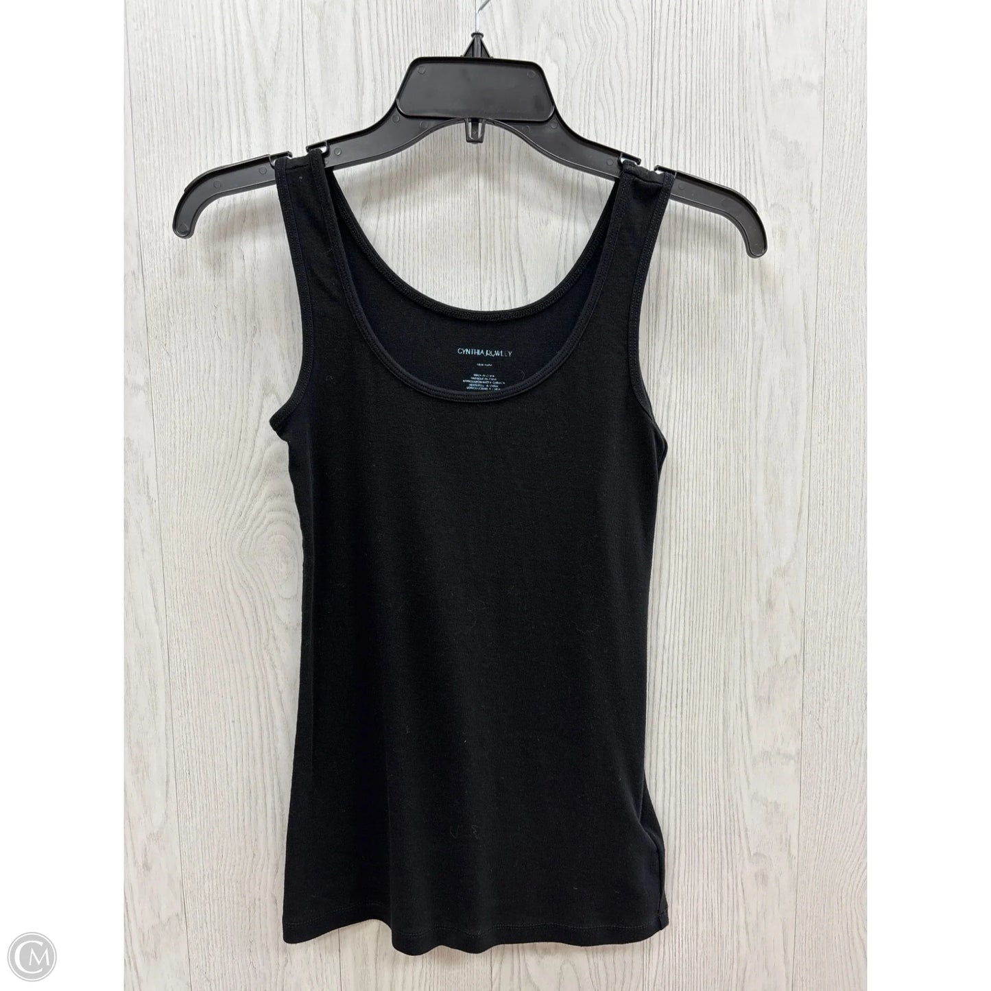 Top Sleeveless Basic By Cynthia Rowley In Black, Size: Xs