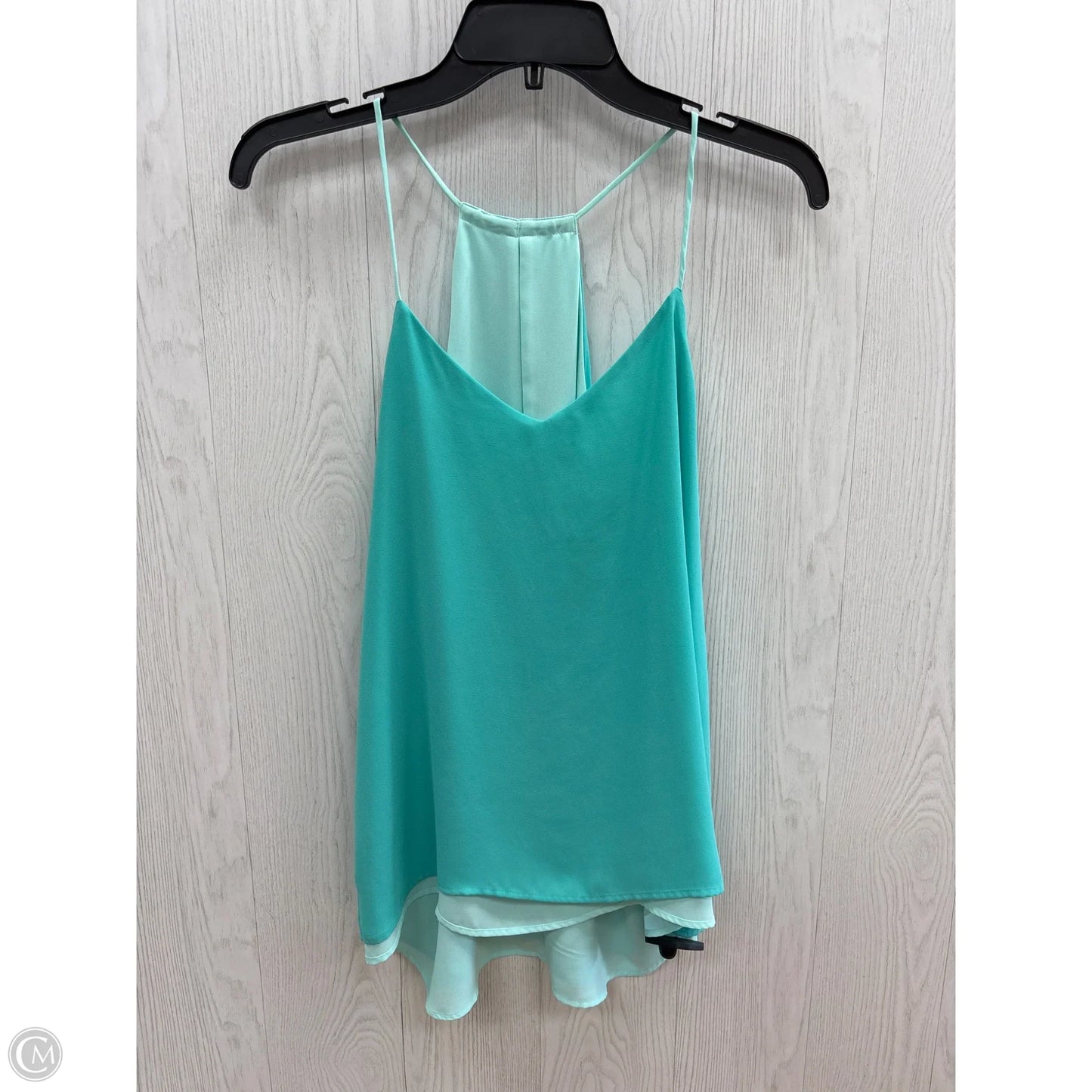 Top Sleeveless By Express In Green, Size: S