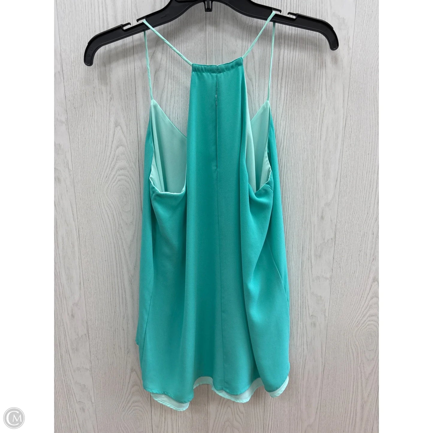 Top Sleeveless By Express In Green, Size: S