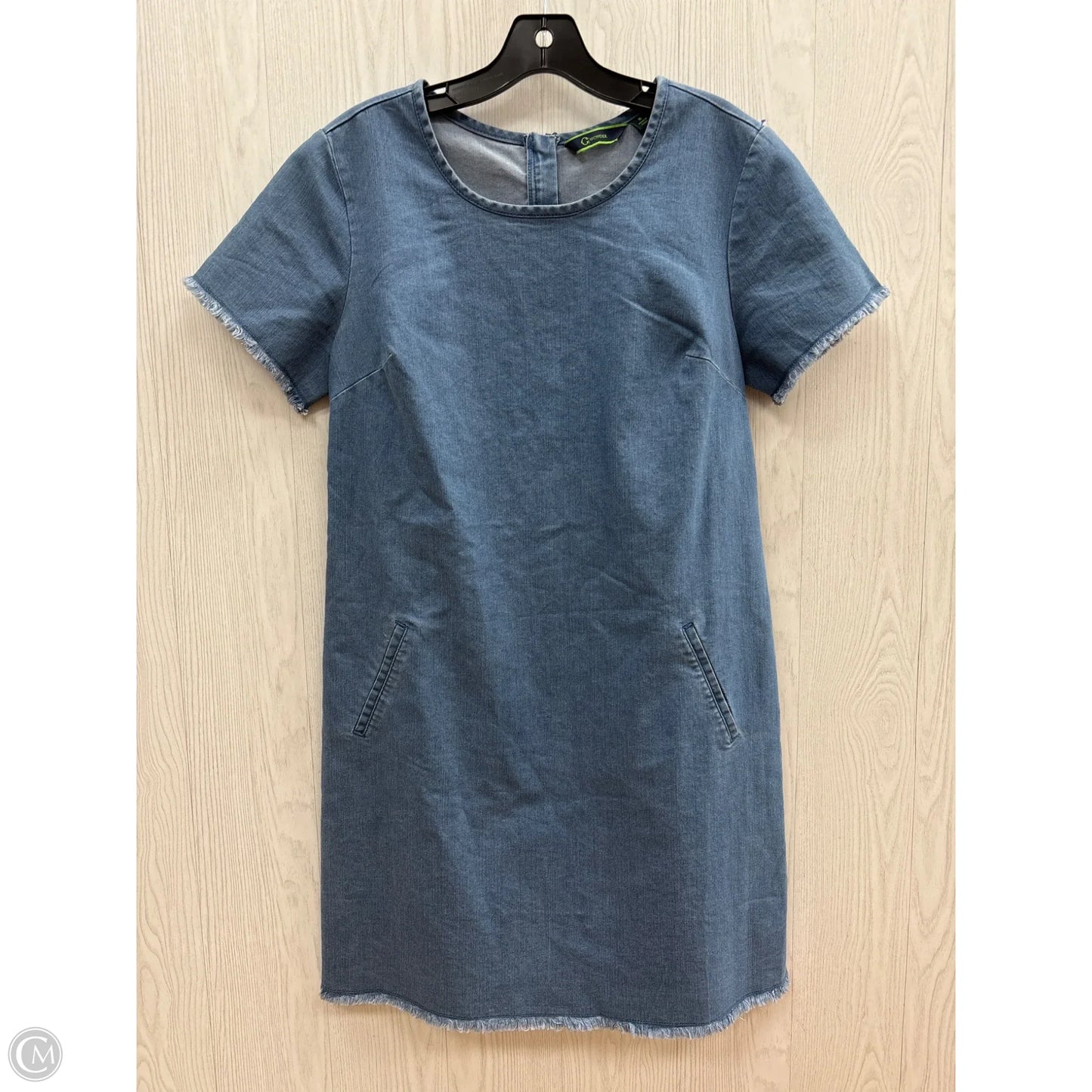 Dress Casual Short By Clothes Mentor In Blue Denim, Size: M