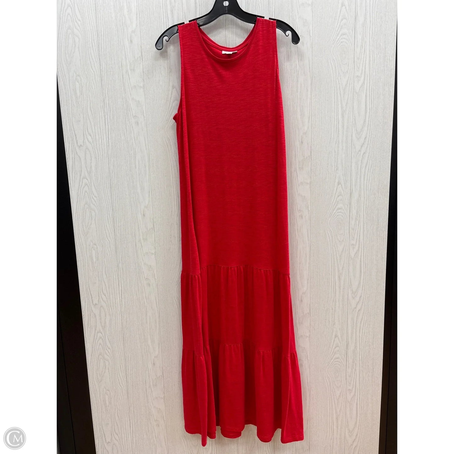 Dress Casual Maxi By J. Jill In Red, Size: M