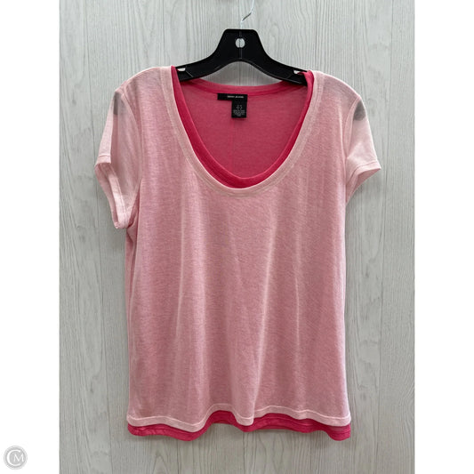 Top Short Sleeve Basic By Dkny In Pink, Size: M