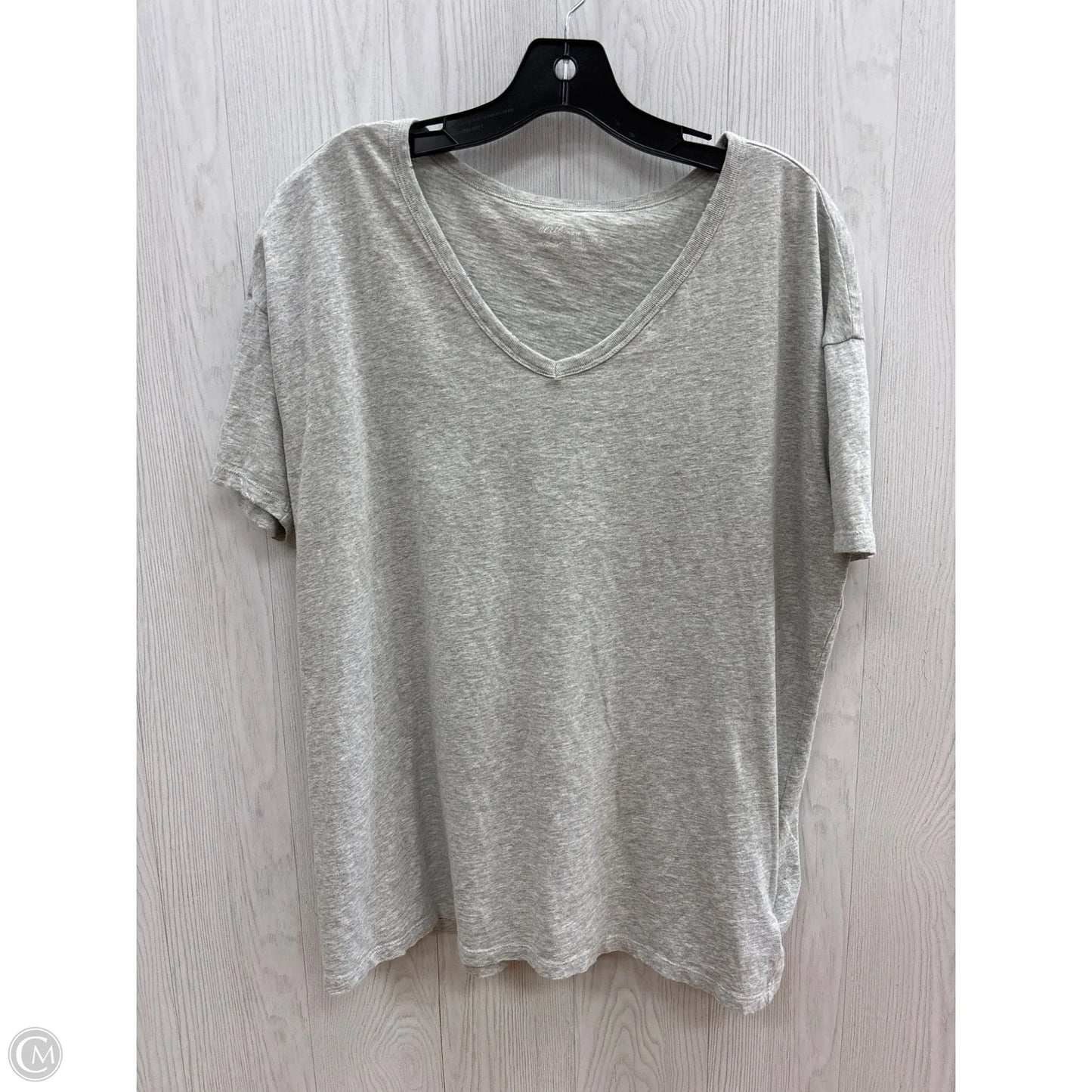 Top Short Sleeve Basic By Aerie In Grey, Size: M