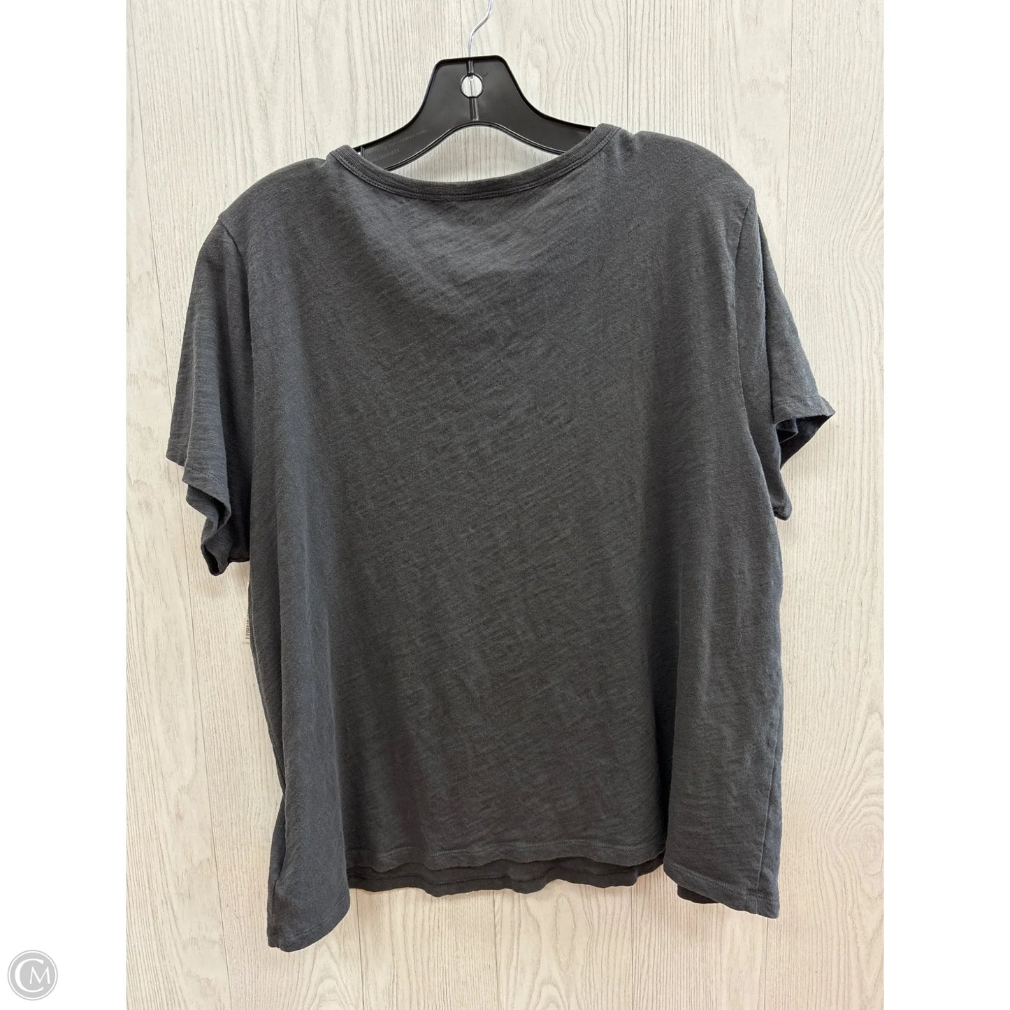 Top Short Sleeve By Old Navy In Grey, Size: Xl