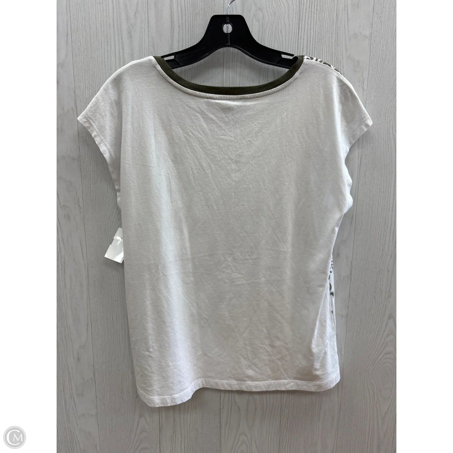 Top Short Sleeve By Tommy Hilfiger In Green, Size: M