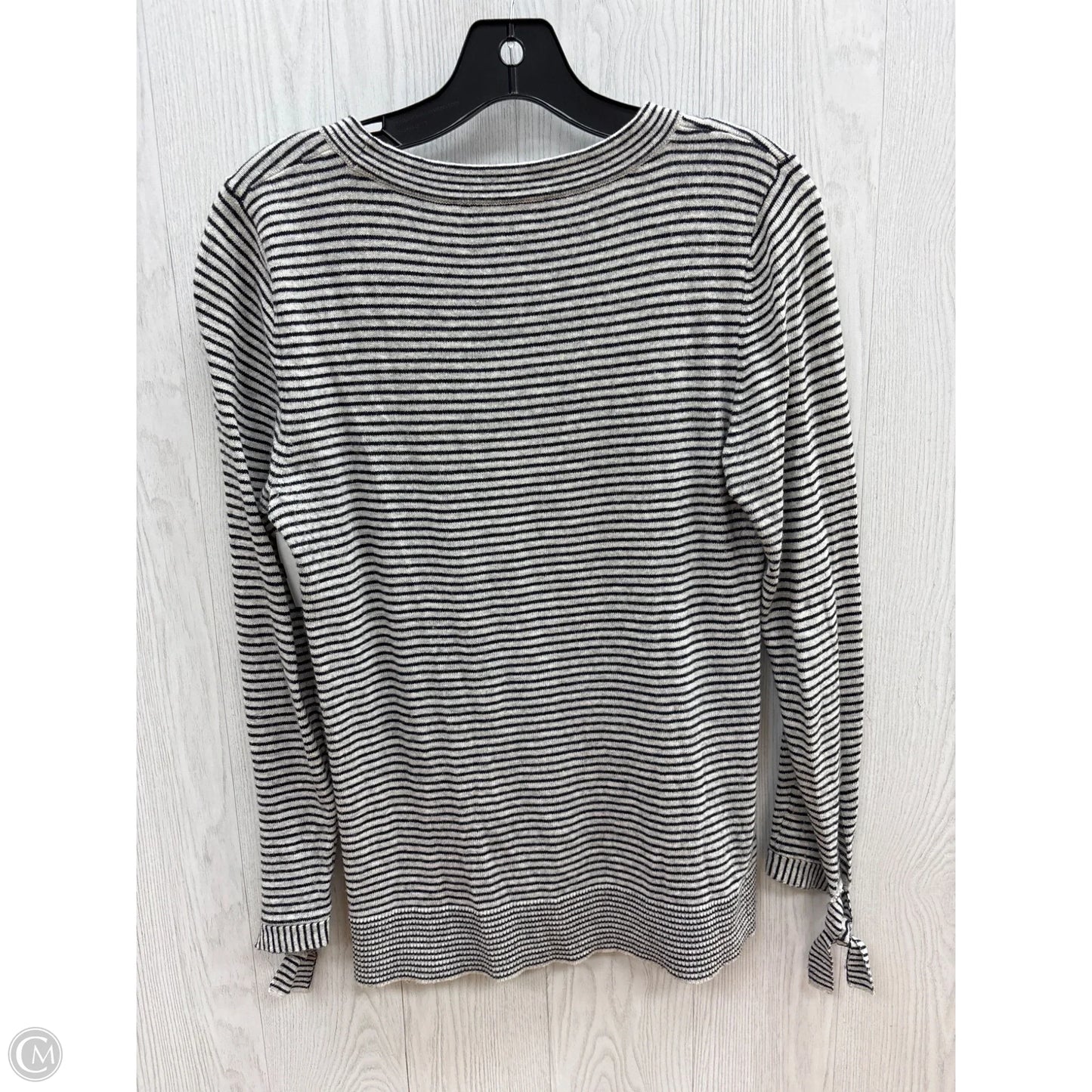 Top Long Sleeve By Loft In Striped Pattern, Size: Xs