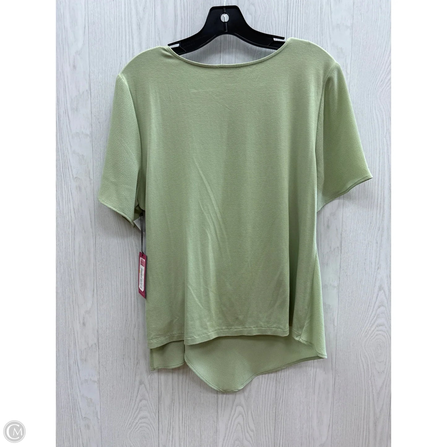 Top Short Sleeve By Vince Camuto In Green, Size: M