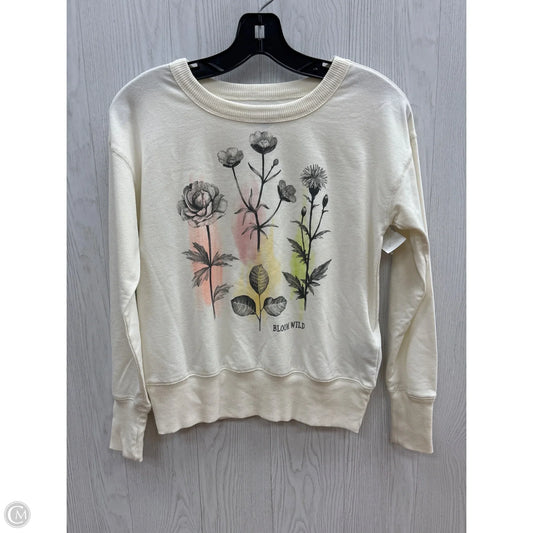 Top Long Sleeve By Fifth Sun In Cream, Size: Xs
