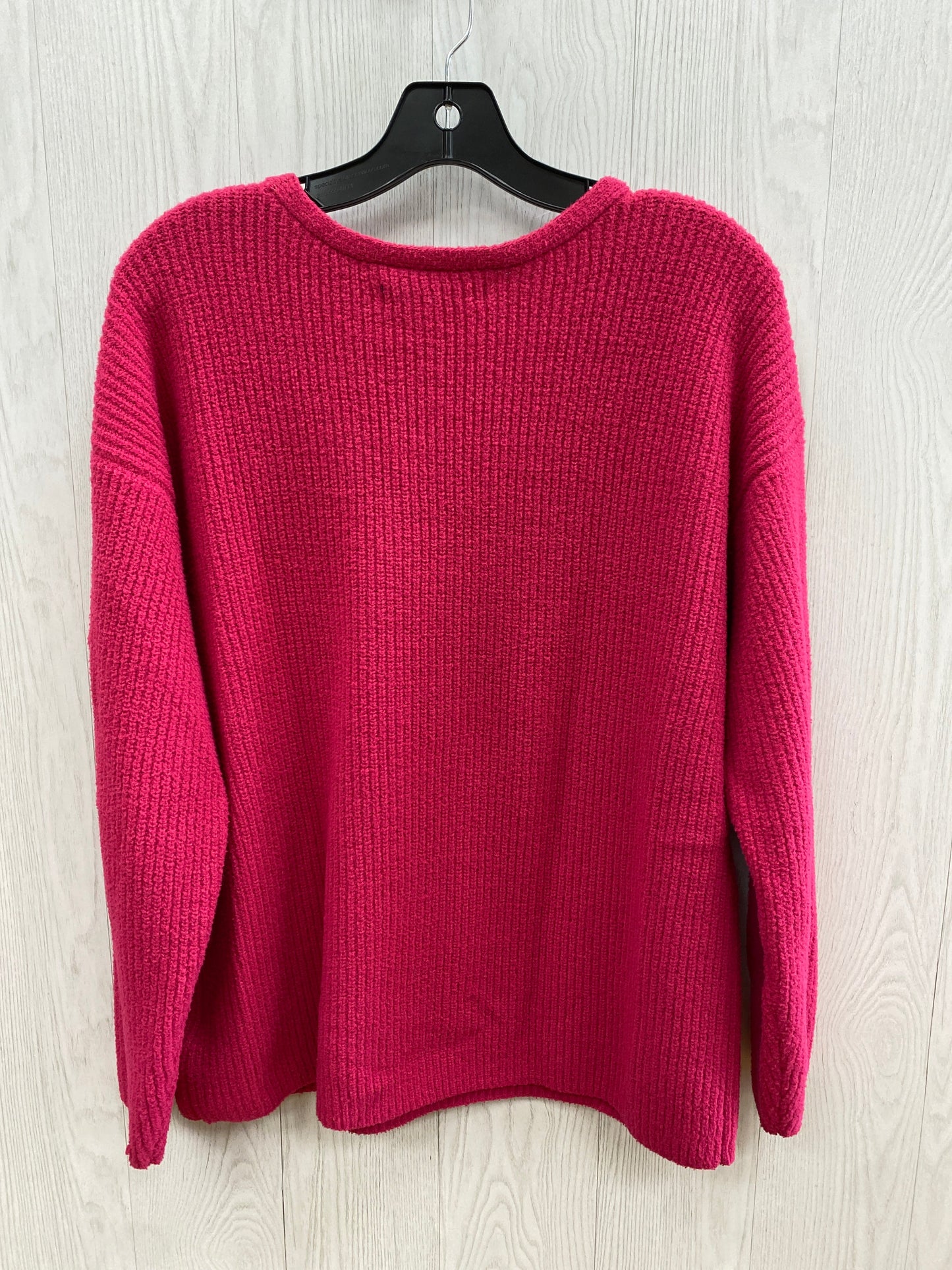 Sweater By Apt 9 In Pink, Size: L