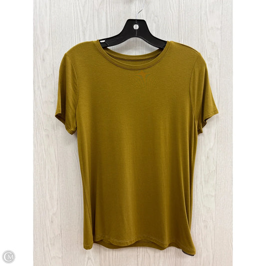 Top Short Sleeve Basic By Nine West In Chartreuse, Size: S
