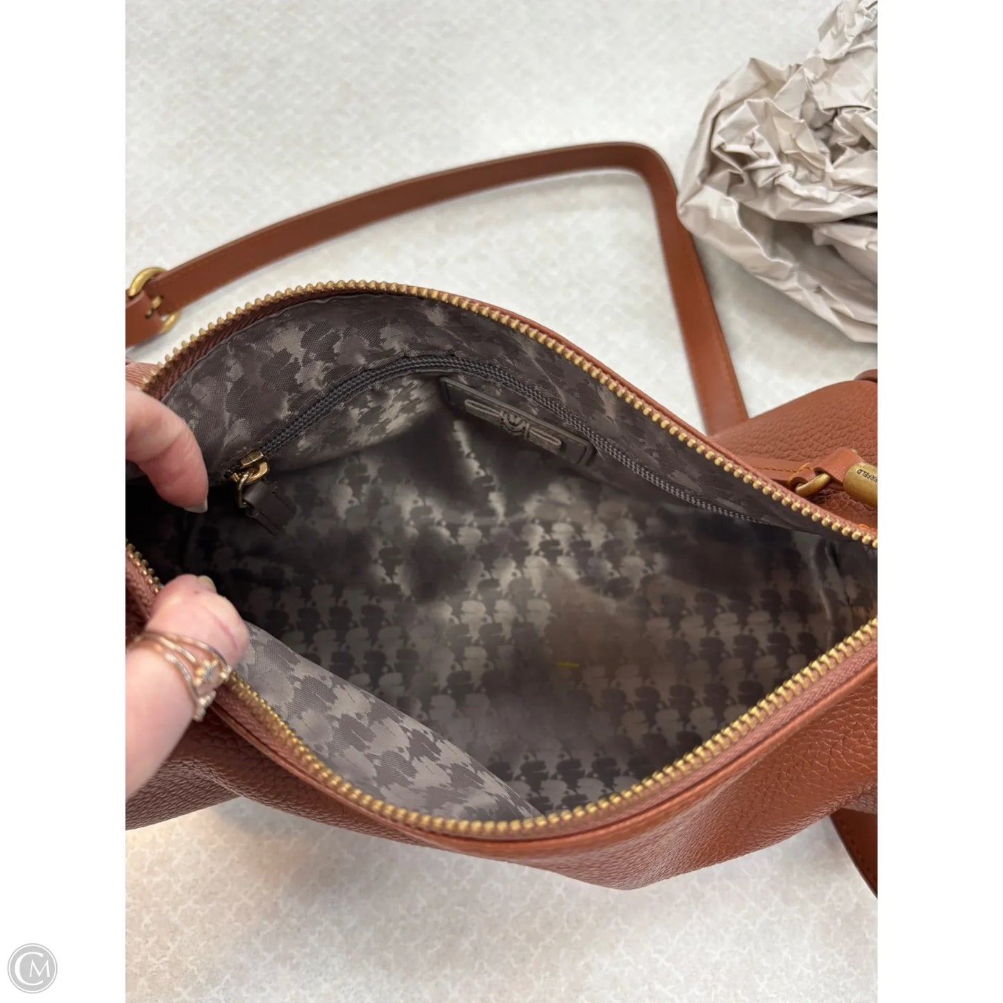 Crossbody Designer By Karl Lagerfeld, Size: Medium