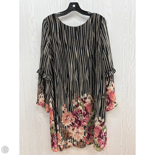 Dress Casual Short By Clothes Mentor In Black & Tan, Size: 12