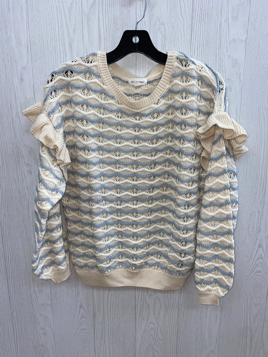 Sweater By Blu Pepper In Tan, Size: L